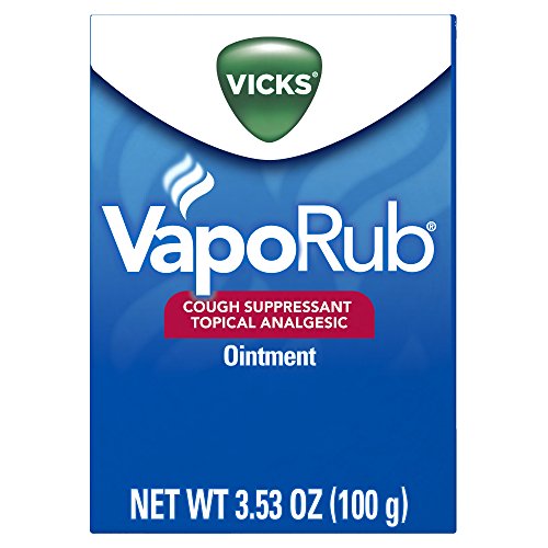 Vicks VapoRub Soothing Chest Rub Cough Suppressant Ointment, 3.53 oz
