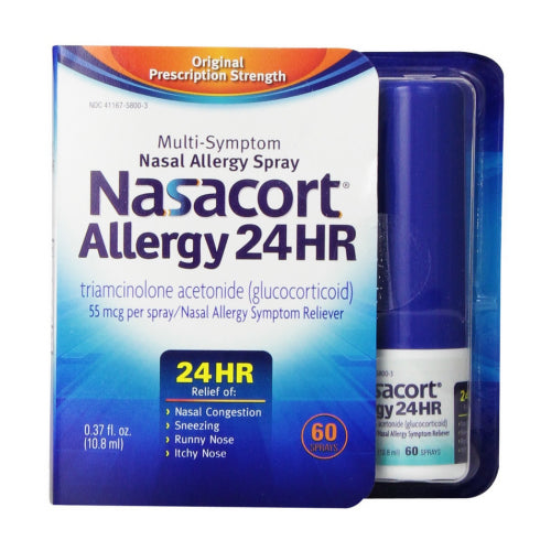 Nasacort Allergy 24 Hour 60 Sprays, 0.37 Fluid Ounce