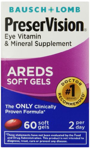 Bausch + Lomb PreserVision AREDS Soft Gels 60 CP