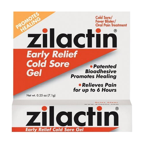 Zilactin Cold Sore Gel