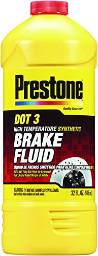 Prestone AS401 DOT 3 High Temperature Synthetic Brake Fluid - 32 oz.