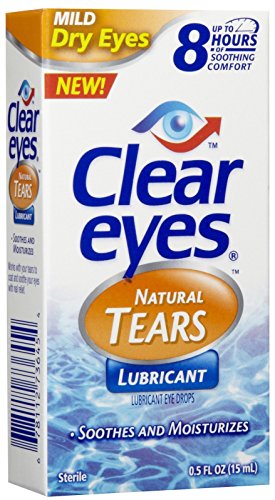 Clear eyes Natural Tears Mild Lubricant Eye Drop - 0.5 fl oz