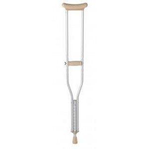 Carex Health Brands A975C0 Push Button Aluminum Crutches Tall