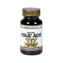 Windmill Folic Acid 400 Mcg Tablets - 180 Ea