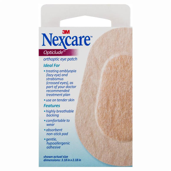 Nexcare Opticlude Orthoptic Eye Patches Regular 20 Each