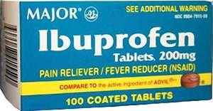 Ibuprofen Tablets, Boxed, 200mg, Brown, 100ct