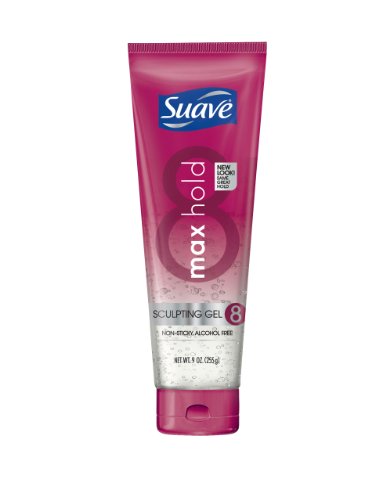 Suave Sculpting Gel, Max Hold 8, 9 oz.