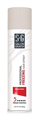 Salon Grafix Freezing Hair Spray,Mega Hold,10-Ounce