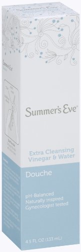 Summer's Eve Douche | Vinegar and Water | 4.5 oz Size |  | pH Balanced & Gynecologist Tested