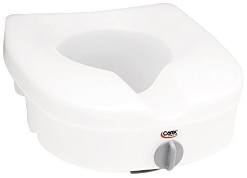 Carex Health Brands B30500 EZ Lock Raised T Seat with No Handles