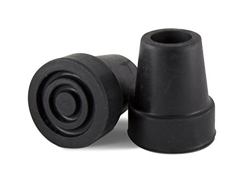 Essential Medical Supply T10034bl Cane Tips, Black, 3/4 Inch