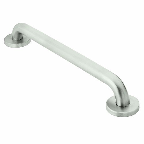 Moen R8712P 12-Inch Bathroom Grab Bar, Peened