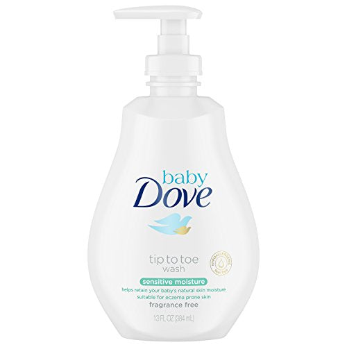 Baby Dove Wash, Sensitive Moisture, 13 oz