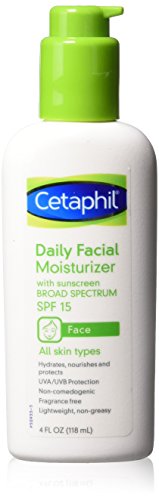 Cetaphil Daily Facial Moisturizer, SPF 15, Fragrance Free - 4 fl oz