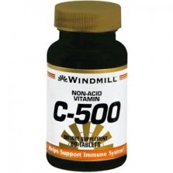 Vitamin C Tablet 500mg Non-Acid Wmill - 60 by WINDMILL