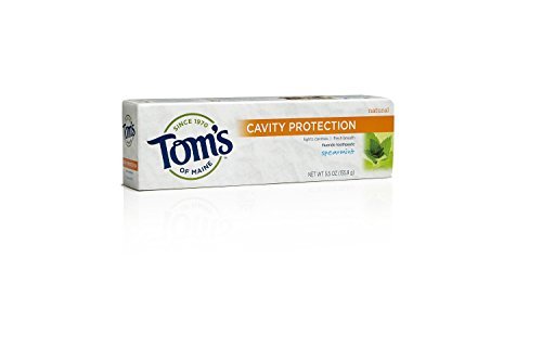 Tom's of Maine Natural Cavity Protection Fluoride Toothpaste Spearmint 5.5 OZ - Buy Packs and SAVE