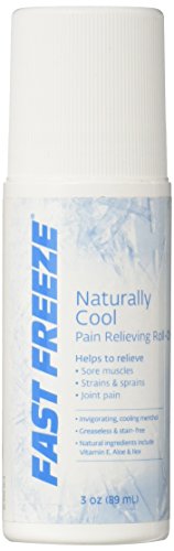 Fast Freeze All-Natural Cooling Pain Relief Therapy: Gel Roll-On, 3 fl oz