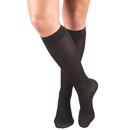 Truform Women's Compression Stockings, Knee High Length, Medical Support