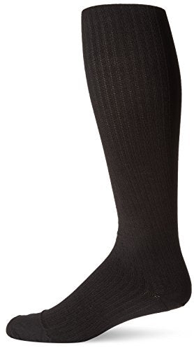 JOBST Men's Dress Knee High 8-15 Closed Toe Socks, Black, X-Large