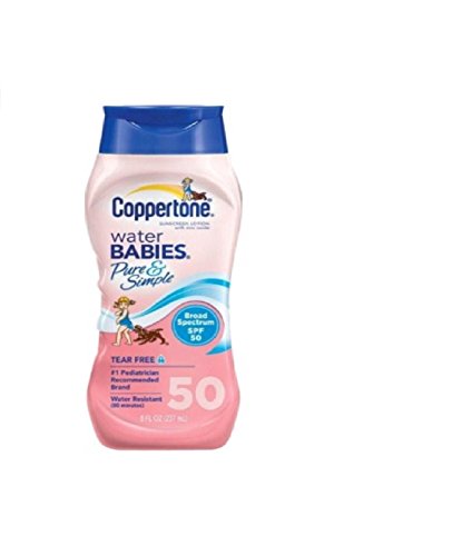 Coppertone Water Babies Pure & Simple Sunscreen Lotion SPF 50 8 oz