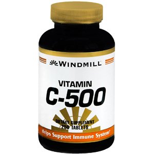 VIT C TABS 500MG WMILL 250