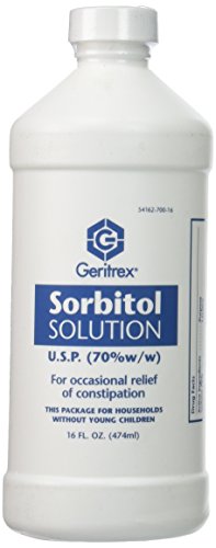 Geritrex Sorbitol 70% Constipation Relief Solution 16 OZ