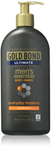 Gold Bond Men's Everyday Essentials Lotion, 14.5 Ounce Men's Lotion for Body and Hands