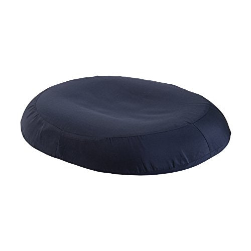 Duro-Med 18-inch Molded Foam Ring Donut Seat Cushion Pillow, Navy