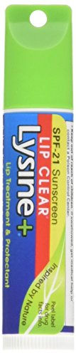 Quantum Lysine Plus Lip Clear Coldstick for Cold Sore Treatment, 5 Gram