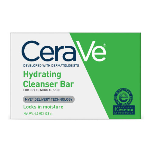 CeraVe Hydrating Cleanser Bar Soap, 4.5 oz