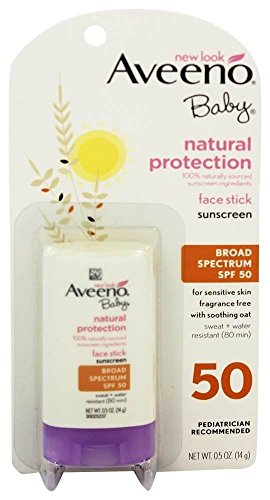 AVEENO Baby Natural Protection Sunblock Stick Face SPF 50+ 0.5 OZ