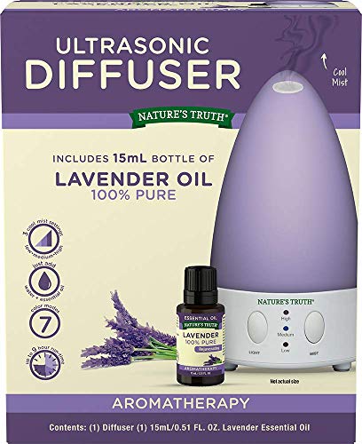 Nature's Truth Essential Oil Diffuser Starter Pack, Lavender