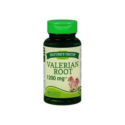 Nature's Truth Valerian Root 1200 mg Supplement, 90 Count - Buy Packs and Save