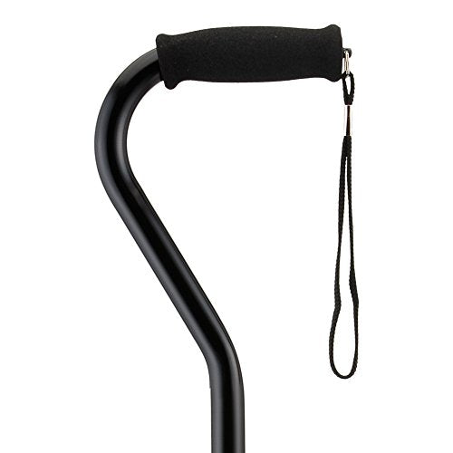 NOVA Offset Handle Cane, Black