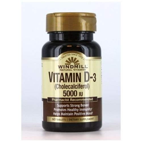 Windmill Natural Vitamin D-5000 Tablets 60 TB - Buy Packs and SAVE