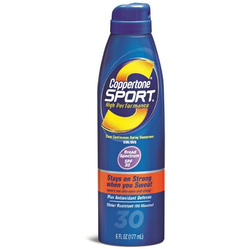 Copp Sprt Spray Spf30 Size 6.Z Coppertone Sport Continuous Spray Ultra Sweatproof Sunscreen Spf 30 6oz