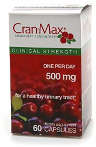 Cran-Max Cranberry Concentrate Dietary Supplement 500 mg Capsules 60 Capsules