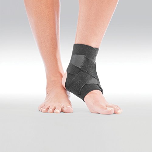 Mueller Adjustable Ankle Support, Black, One Size Fits Most