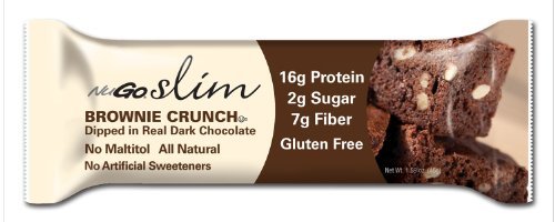 NuGO Slim Brownie Crunch, 1.59-Ounce  - Buy Packs and SAVE