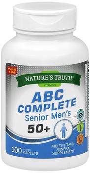 Nature's Truth ABC Complete Mens 50+ Multivitamin 100 Count (3)