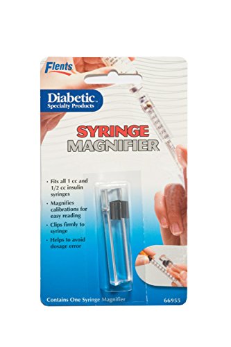 Flents Syring Magnifier - Fits All 1cc and 1/2cc Insulin Syringes