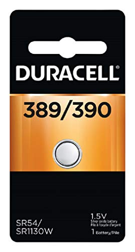 Duracell D389/390PK Watch/Electronics Battery, 1.5 Silver Oxide