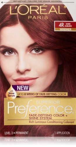 L'Oreal Superior Preference - 4R Dark Auburn (Warmer) 1 EA - Buy Packs and SAVE