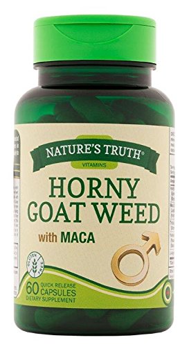 Nature's Truth Horny Goat Weed with Maca Supplement, 60 Count