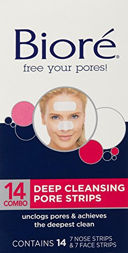 Biore Deep Cleansing Pore Strips Combo Pack, 14 strips