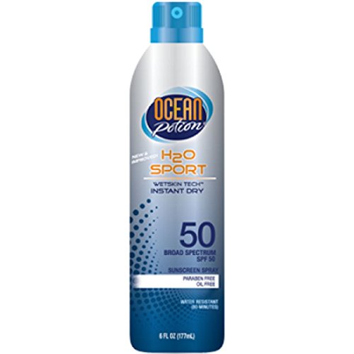 Ocean Potion Spf#50 Continuous Spray H20 Sport 6 Ounce (177ml)