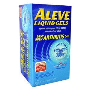 Aleve Liquid Gels Easy Open Arthritis Cap 80 Liquid Gels