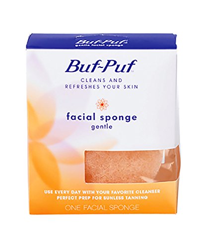 Buf-Puf Reusable All-Purpose Facial Sponge, Gentle , 6 Count