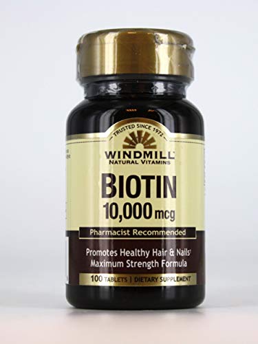 Biotin 10,000 mcg - 100 Tablets