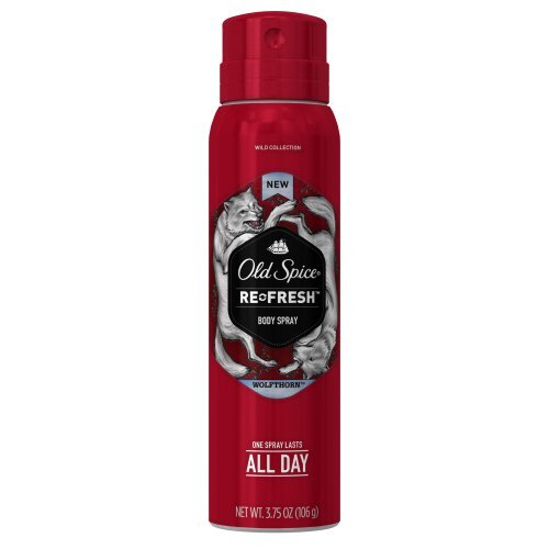 Old Spice Wild Collection Wolfthorn Men's Body Spray, 3.75 oz - Buy Packs and SAVE